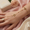 Stainless Steel Round Angla Bracelet Adjustable