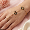 Stainless Steel Round Angla Bracelet Adjustable