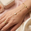 Stainless Steel Butterfly Angla Bracelet Adjustable
