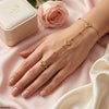 Stainless Steel Diamond Angla Bracelet Adjustable