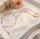 Stainless Steel Heart Angla Bracelet Adjustable