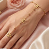 Stainless Steel Double C Angla Bracelet Adjustable
