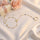 Stainless Steel Round Angla Bracelet Adjustable