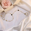 Stainless Steel Flower Angla Bracelet Adjustable