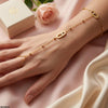 Stainless Steel Oval Angla Bracelet Adjustable