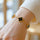 Flower Stainless Steel Bracelet Adjustable