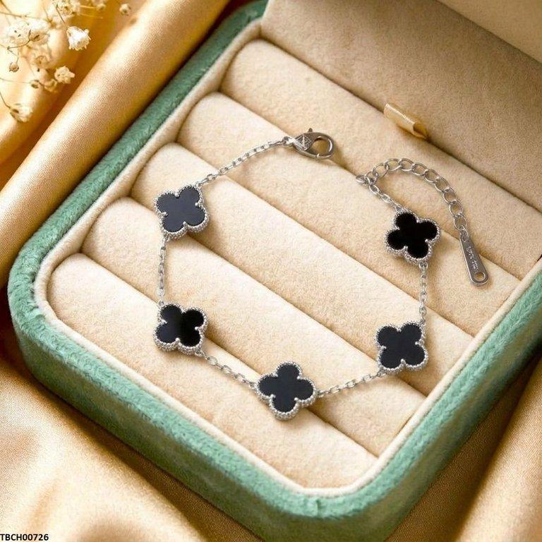 Flower Stainless Steel Bracelet Adjustable