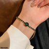 Round Stone Bracelet Adjustable