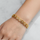 Round Flower Stainless Steel Bracelet