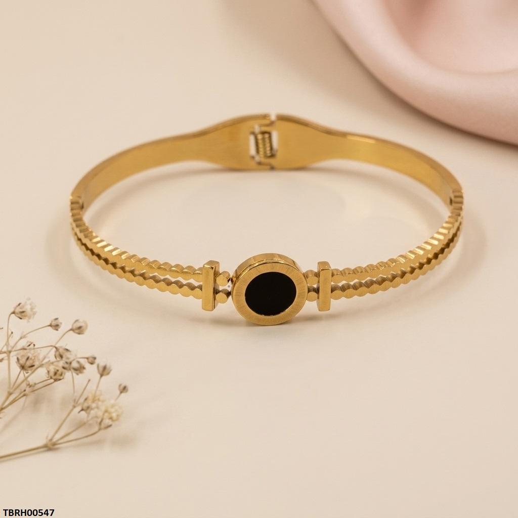 Round Layer Stainless Steel Bracelet Adjustable