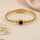 Round Layer Stainless Steel Bracelet Adjustable