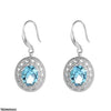 Oval Drop Earrings