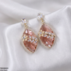 Marquise/Leaf Zircon Flower Earrings
