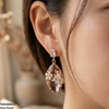 Marquise/Leaf Zircon Flower Earrings