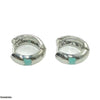 Painted Butterfly Hoops