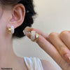 Pearl Hoops Pair