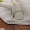 Round Layered Hoops Pair