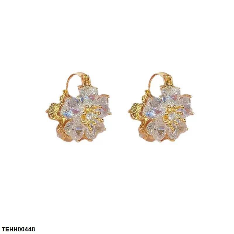Flower Hoops Pair