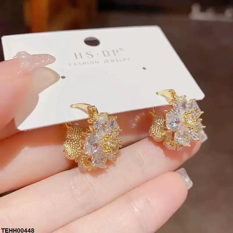 Flower Hoops Pair