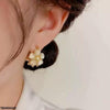 Flower Hoops Pair