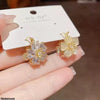 Flower Hoops Pair