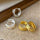 Round Hoops Pair