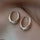 Oval Ear Hoops Pair