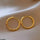 Round Hoops Pair