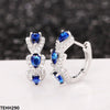 Tear Round Ear Hoops Pair