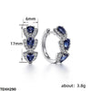 Tear Round Ear Hoops Pair