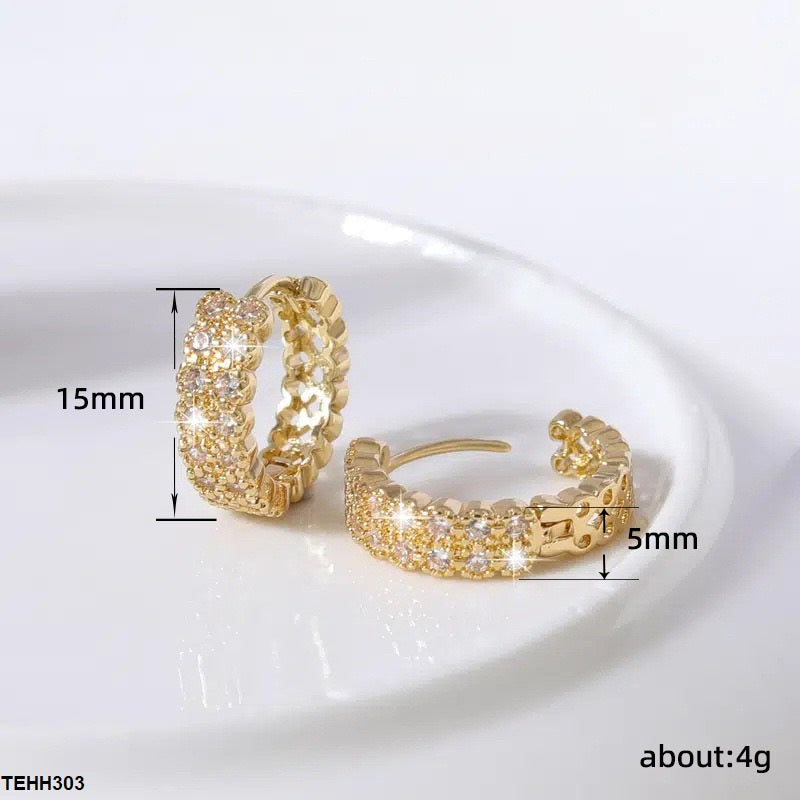 Round Hoops Pair