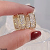 Rectangle Hoops Pair