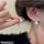 Flower Pearl Hoops Pair