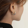 C-Check Ear Hoops Pair