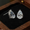 Tear Zircon Stone Tops Pair