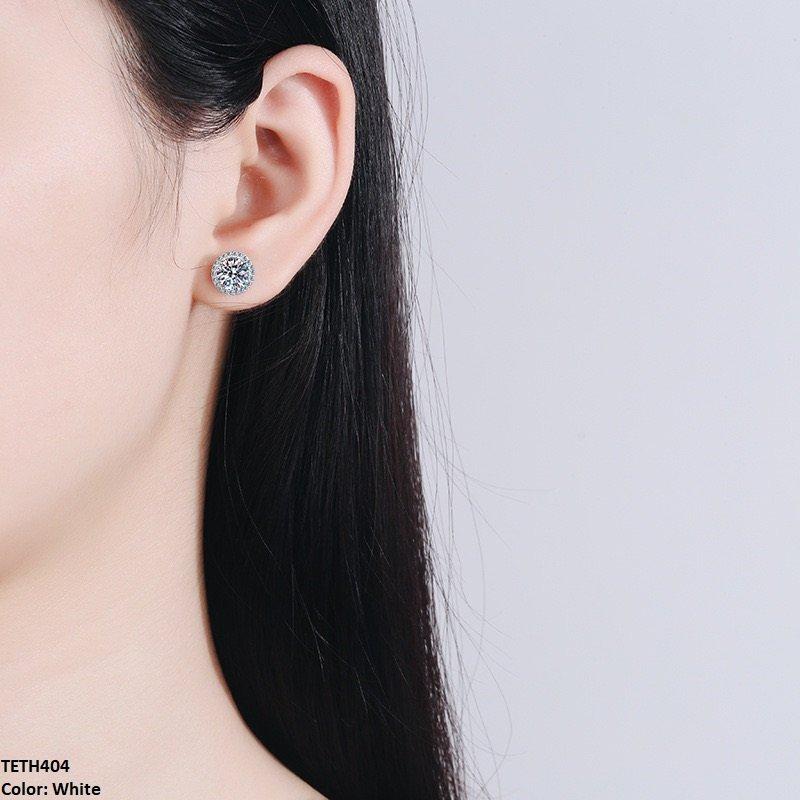 Round Step Ear Tops Pair