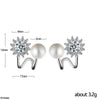 Flower Pearl Tops Pair