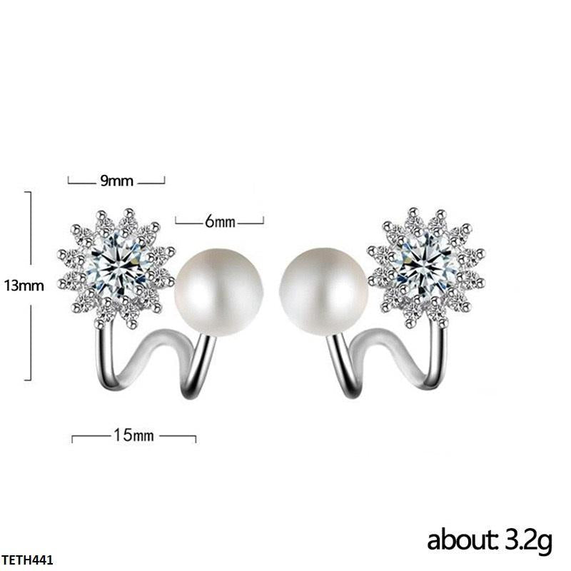Flower Pearl Tops Pair