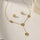 Oval Stainless Steel Necklace Set