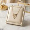 Stainless Steel Zircon Butterfly Necklace