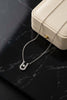 Stainless Steel Zircon U Shape Necklace