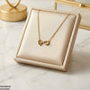 Stainless Steel Zircon Infinity Heart Necklace