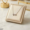 Stainless Steel Zircon Infinity Heart Necklace