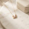 Stainless Steel Zircon Duck Necklace