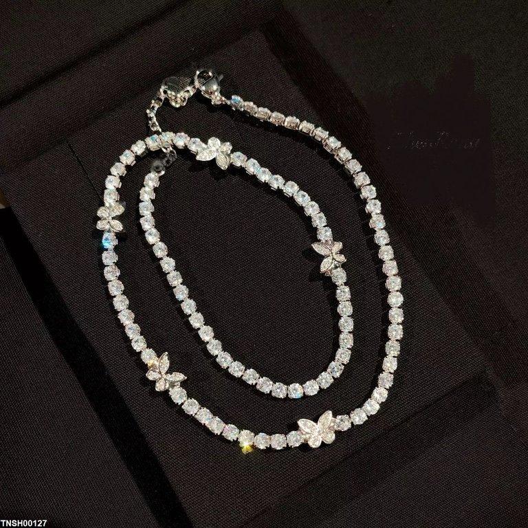 Butterfly Zircon Necklace