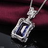 Baguette Stone Butterfly Zircon Pendant