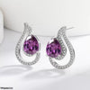 Tear Zircon Pendant Set