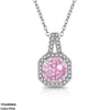 Square/Round Zircon Stone Pendant