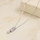 Marquise/Square Tear Drop Zircon Pendant With Chain