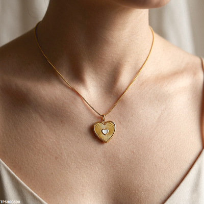 Stainless Steel Heart Pendant